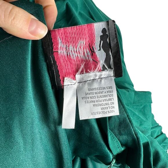 Mac Duggal Teal Off-Shoulder Maxi Dress - Picture 7 of 8